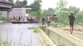 দু'দফা সময় পেরিয়েও শেষ হয়নি ১২৬ মিটার লম্বা সেতু